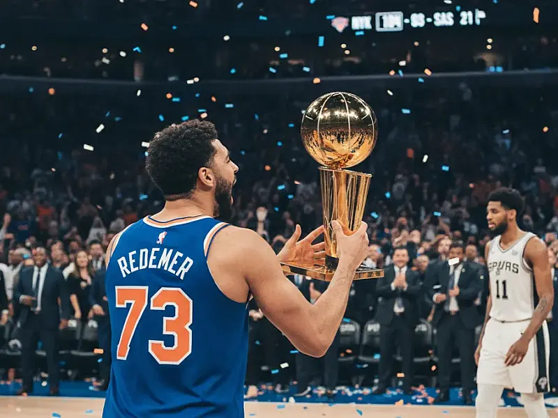 Expectativa é de casa cheia no Frost Bank Center para o possível jogo do título dos Knicks.