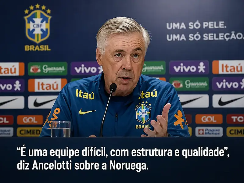 Ancelotti define data para primeira convocação do novo ciclo da Seleção