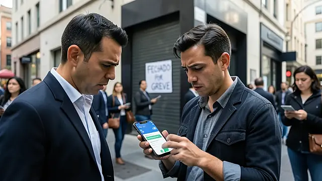 Paralisação de bancários afeta o atendimento presencial em agências de todo o país nesta quinta-feira