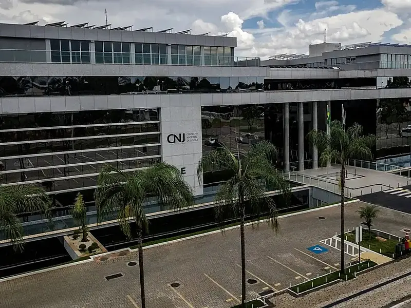 Fachada da sede do Conselho Nacional de Justiça em Brasília