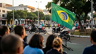 Segunda-feira dos presidenciáveis tem motocarreata, reuniões e agendas canceladas pela chuva