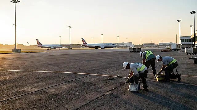 Imagem ilustrativa: aeroporto de Confins retomou operações após interdição preventiva da pista.