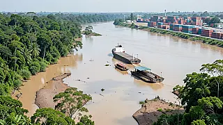 Seca no Norte pode elevar custo de transporte de contêineres para Manaus em até 150%, aponta estudo