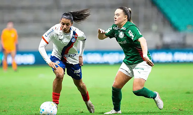 Bahia e Palmeiras empatam na Fonte Nova e deixam decisao aberta no Brasileirao Feminino