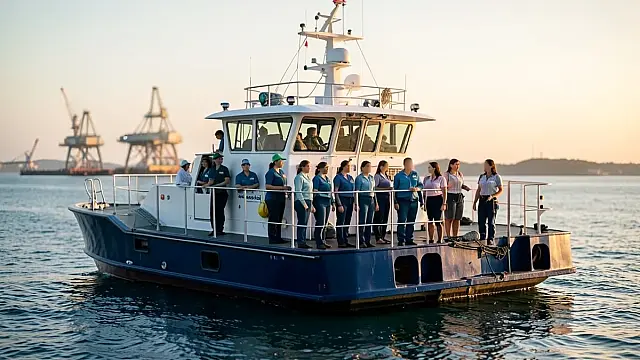 Petrobras batiza navio com primeira tripulação 100% feminina do Programa Mar Aberto