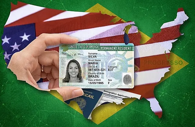 Procura por green card nos EUA dispara 2.154% após eleições brasileiras