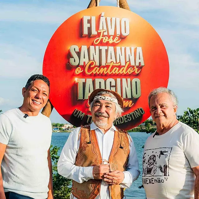 Três Nordestinos em Olinda: saiba quando será o show de Santanna, Flávio José e Targino Gondim