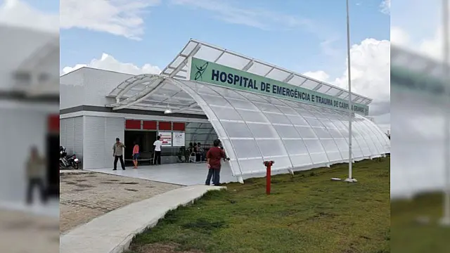 Fachada externa do Hospital de Emergência e Trauma Dom Luiz Gonzaga Fernandes em Campina Grande.
