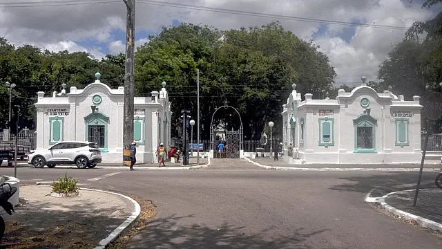 Fachada de Cemitério em João Pessoa