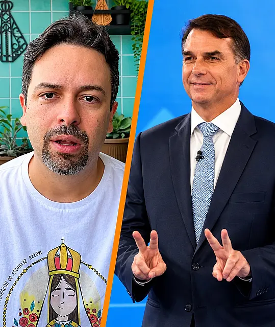 Felipe Alecrim declara voto em Flávio Bolsonaro e defende respeito a quem pensa diferente