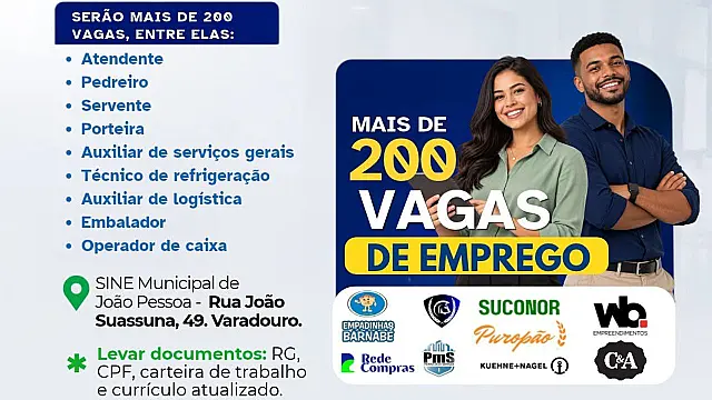 Atendimento no Sine-JP, em João Pessoa