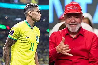 Atacante da Seleção Brasileira, Raphinha declara apoio ao Lula no segundo turno das Eleições