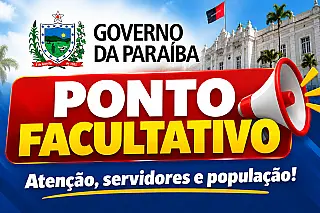 Governo da Paraíba transfere ponto facultativo para sexta-feira (30); veja o que muda