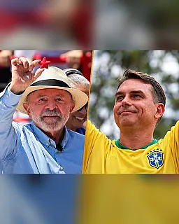 Vox Brasil aponta Lula com 51% dos votos válidos contra 49% de Flávio Bolsonaro