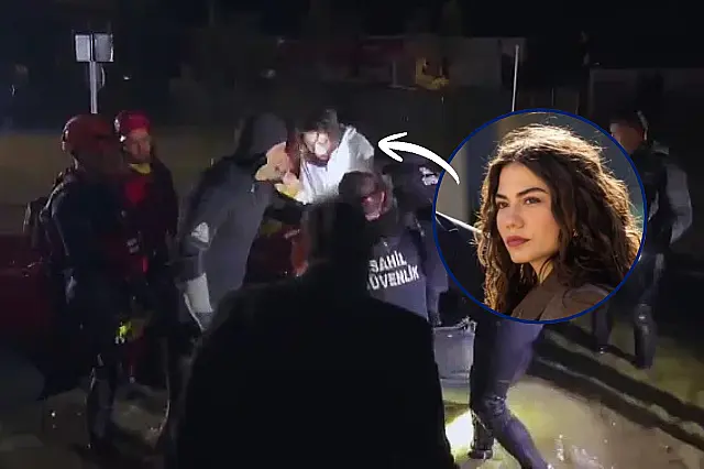 Estrela de 'Meu Nome é Farah', atriz Demet Özdemir é resgatada de bote após tempestade em Istambul