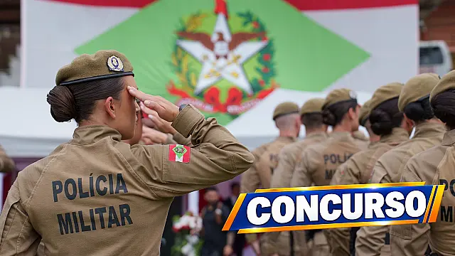 Concurso PMSC 2026 oferece 500 vagas para soldado e salário de R$ 9 mil