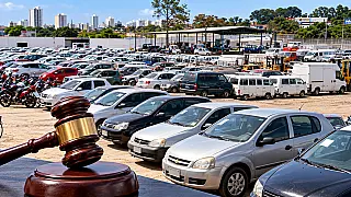 Leilões de veículos na Paraíba oferecem oportunidades para comprar carros e motos mais baratos