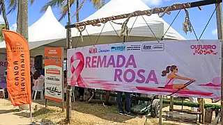 IV Remada Rosa reúne 300 mulheres no Bessa, em João Pessoa