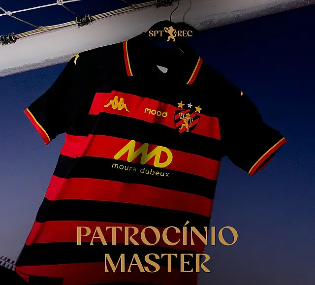 Camisa do Sport com a patrocinadora master