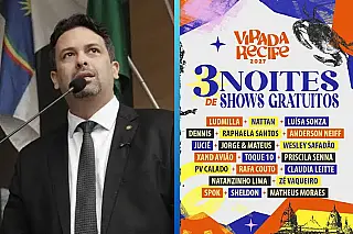 Felipe Alecrim questiona custos do Réveillon do Recife e exige dados da prefeitura: 'povo não quer pão e circo'