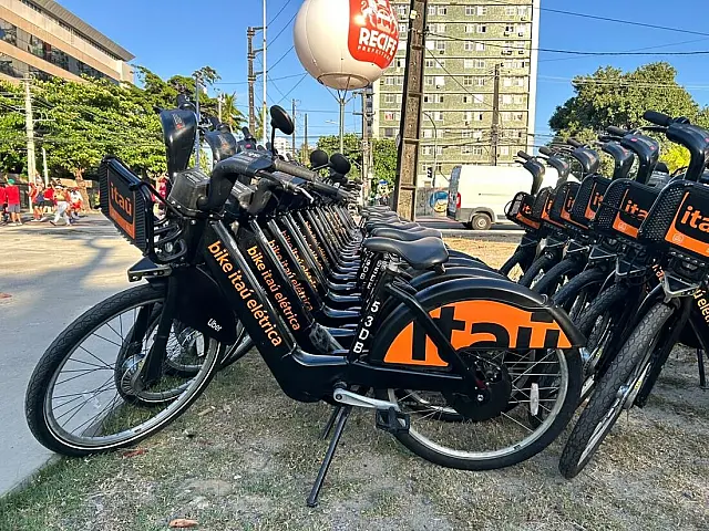 Recife recebe 240 bicicletas elétricas com autonomia de até 100 km